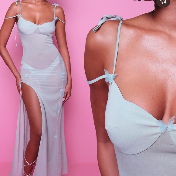 VOIGHT by Valentina Mint maxi dress - Picture 1 of 11